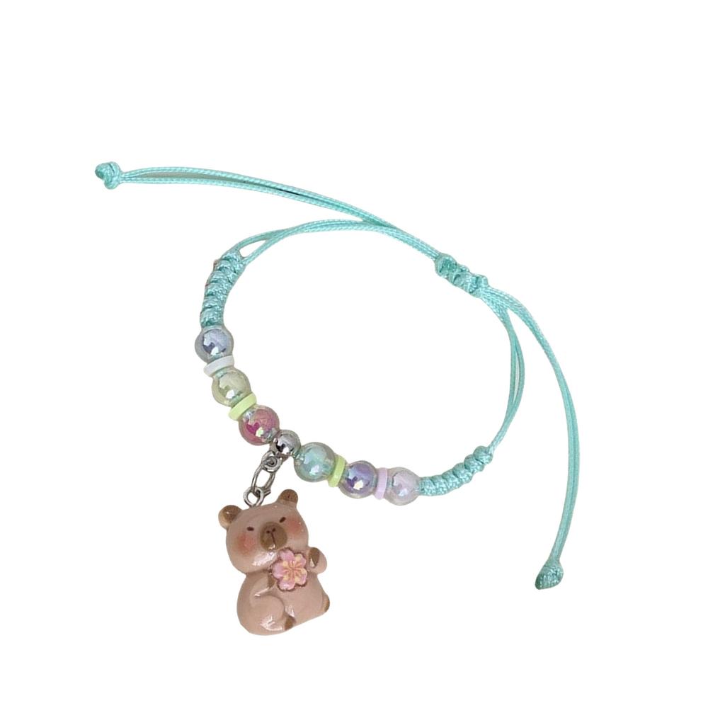 Sweet Style Macaron Color Bracelet Wrist Chain For Children With Adjustable Length And Soft Materials For Parties