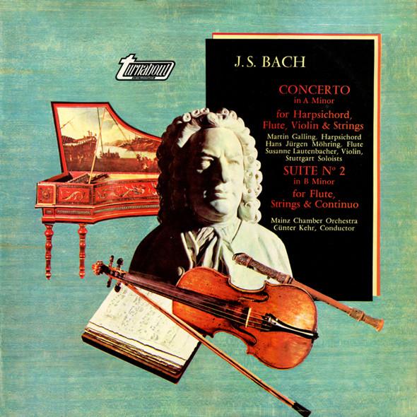 LP Record JOHANN SEBASTIAN BACH - Concerto In A Minor For Harpsichord TV34219S Turnabout 1969 Germany Classical Used