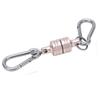 MagConnect 2KG Magnetic Release Detachable Pull Apart Keychain Secure Key Attachment to Bag Easy Access to Keys Silver