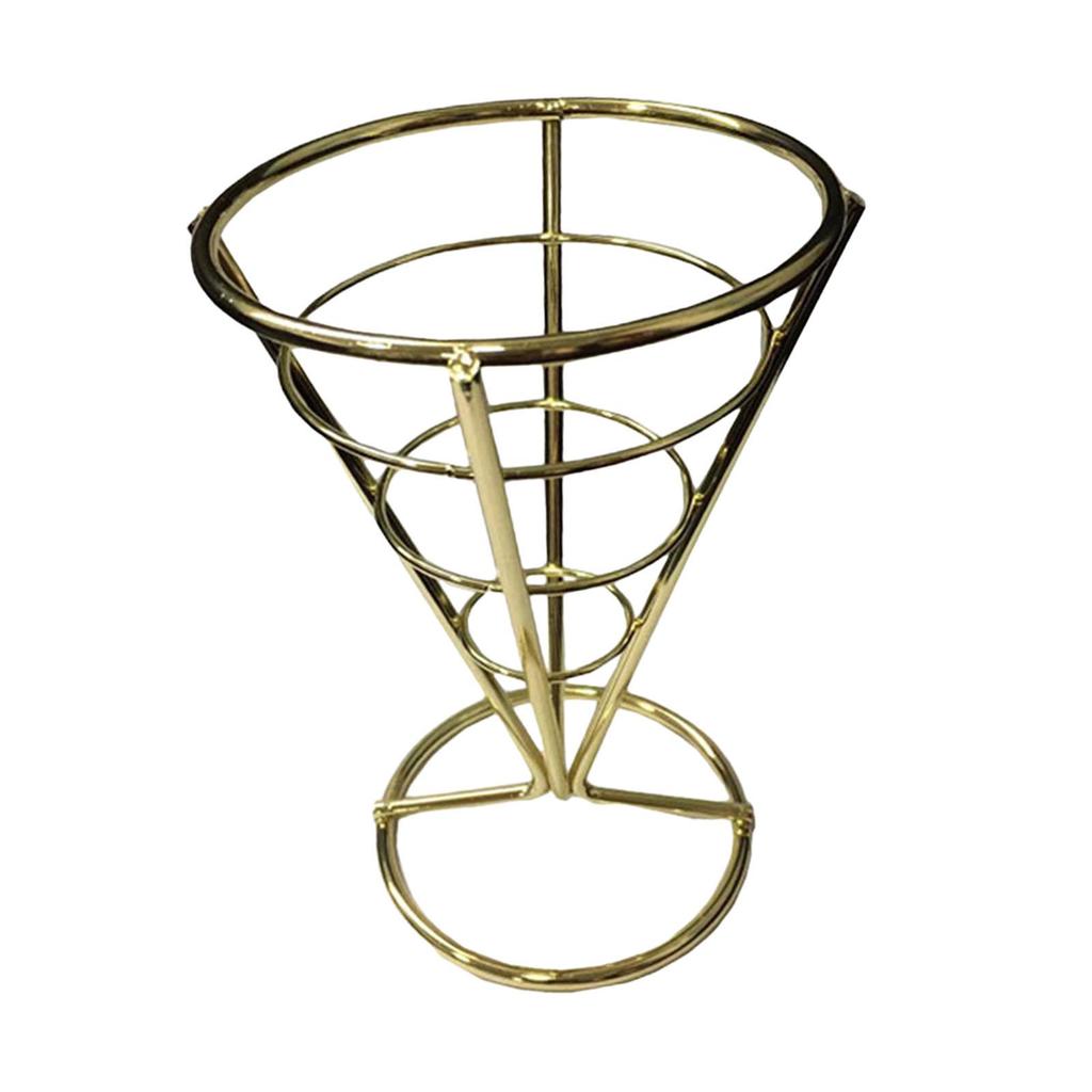French Fries Stand Serving Stand Cone Basket for Restaurant Buffet Cafe