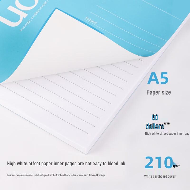Deli A5 Softcover Notebook (10-Pack)