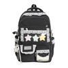 Schoolbag High Value Dopamine Sweet Contrasting Color Girl Heart Backpack College Wind Junior High School Student Multi-compartment Backpack