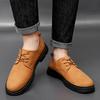 Luxury Brand Men's Business Shoes Lace Up Loafers Interview Formal Shoes Men's Leather Casual Shoes Wear-resistant Free Delivery