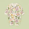 Unisex Cotton Baby Romper - Spring/Autumn Cartoon Onesie for Newborns