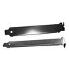 5pcs Black PCI Slot Cover Hard Steel Dust Filter Blanking Plate Vented Slot Covers for Computer Cases with Screws