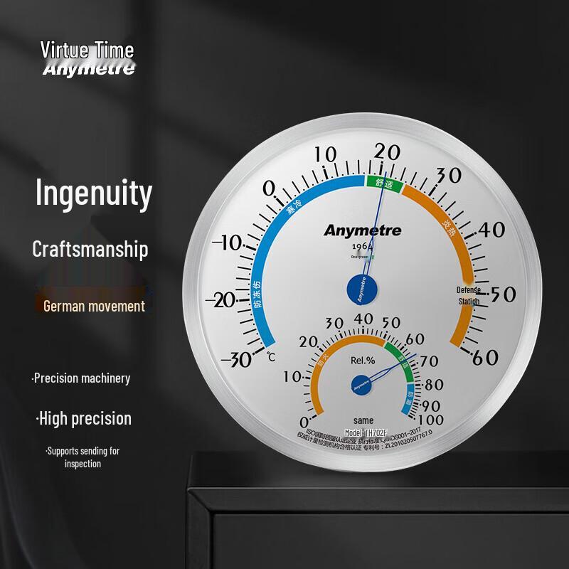 Промышленный термогигрометр Medes с большим циферблатом