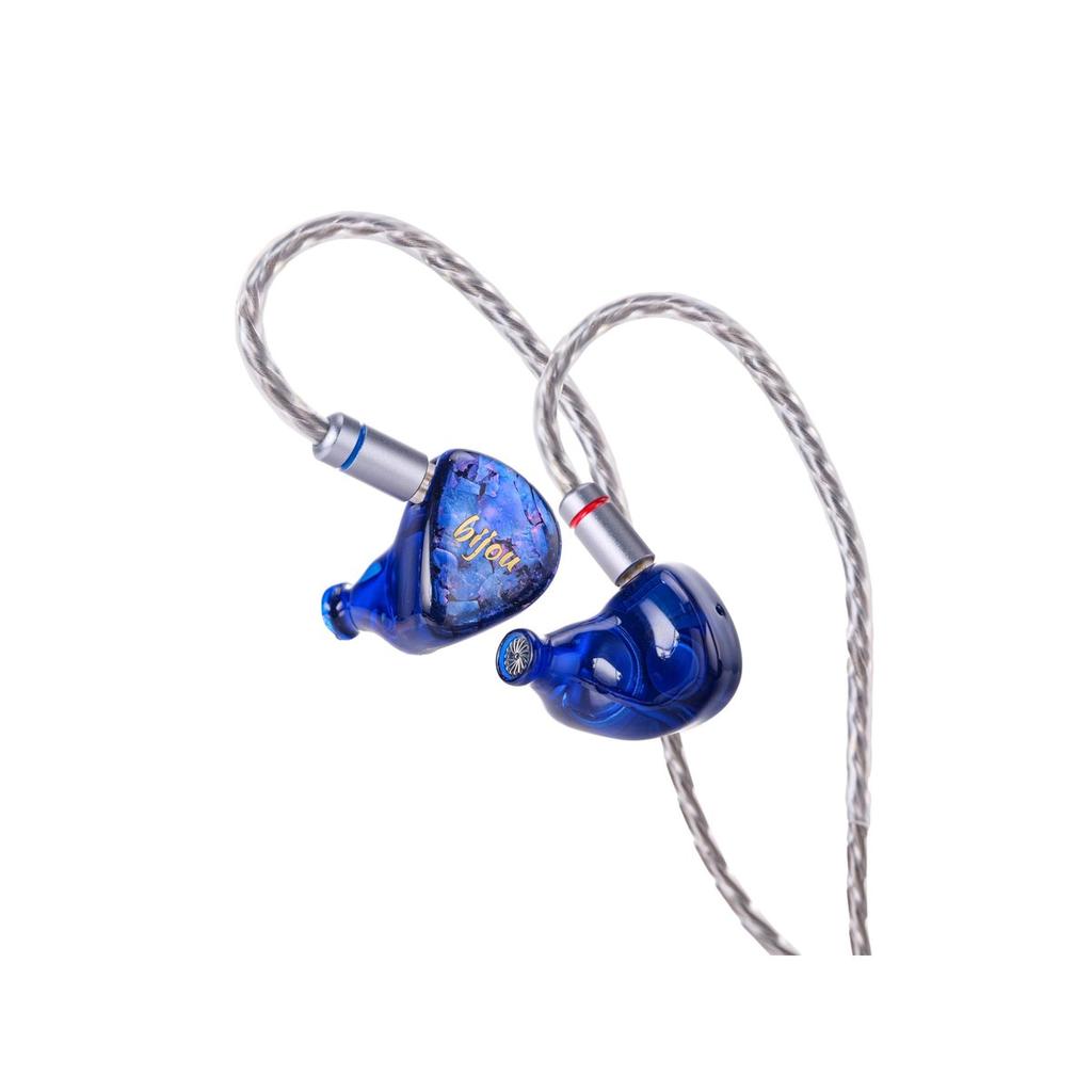 QoA Bijou 3-Driver Hybrid In-Ear Monitor Earphones 1DD+1BA+1BC with Detachable 2-Pin Cable Japanese Edition