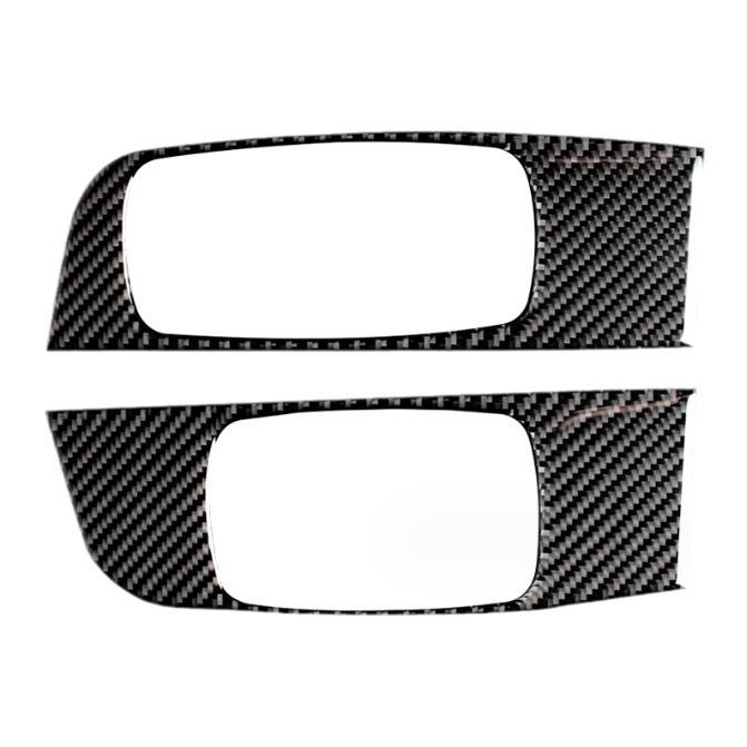 Dodge Challenger Carbon Fiber Interior Upgrade Kit - Steering Wheel, Door, Console, Headlight Decals