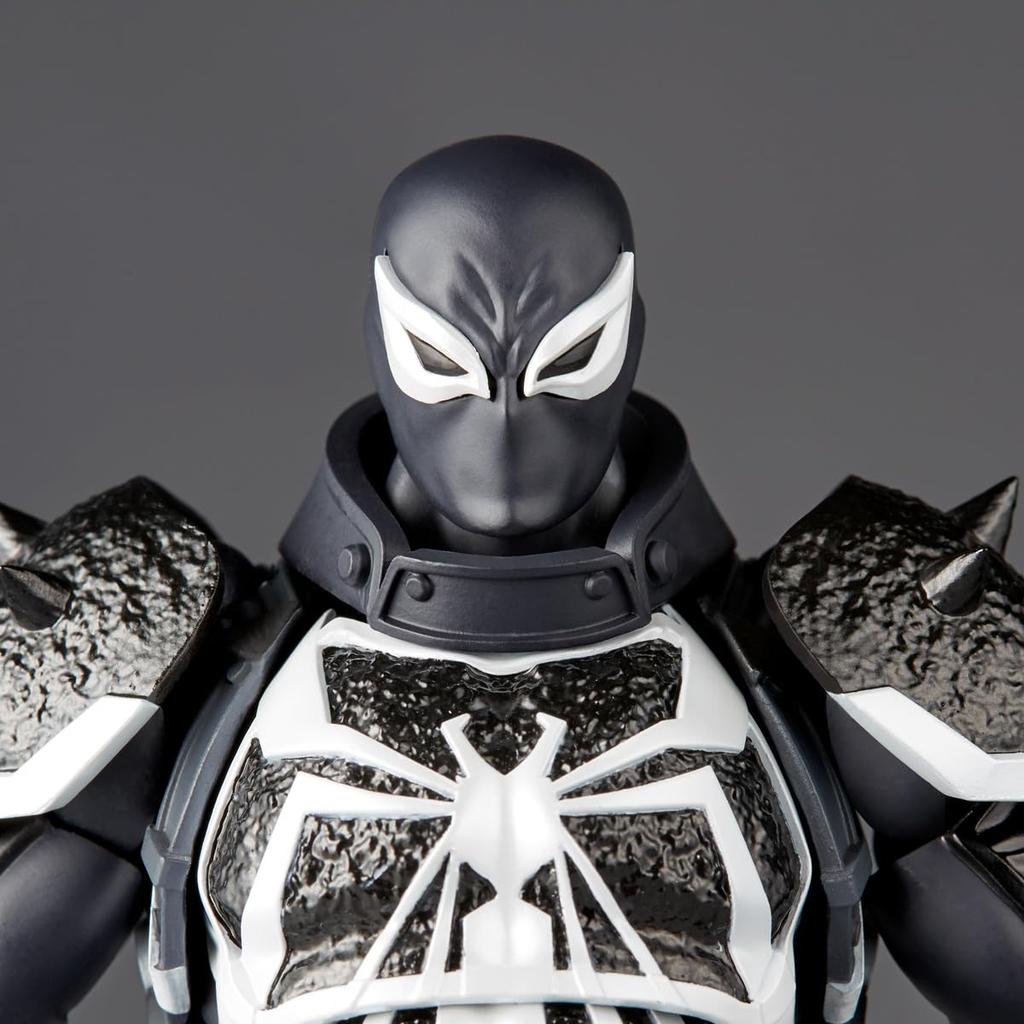 Kaiyodo Revoltech Amazing Yamaguchi Agent approximately 170mm made of and articulated NR061 Venom, tall, non-scale, PVC, ABS, POM, pre-painted,