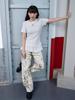 THE GREEN LAB Tiered Short Sleeve T-Shirt [Ivory]