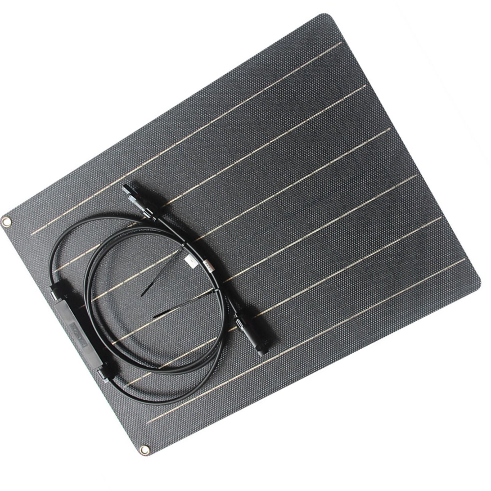 

Portable 30W Bendable Solar Charger for Marine Camping ETFE-30W Waterproof Design High Efficiency 1