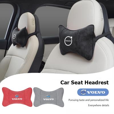 Appui-tête Siège Auto Repose-voyage Oreiller Cou en Daim Accessoires Pour ES90 EC40 EX40 EM90 XC90 V90 V60 XC60 V40 S80 S60 S90 C40