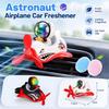 Car Air Vent Clip Aromatherapy Astronaut Plane Perfume Odor Eliminator Rotating Fan Blade Auto Interior Decoration Accessory