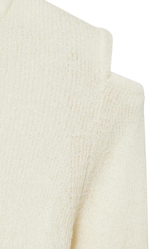 VIVASTUDIO Woman Cut-Out See-Through Knit [Ivory]