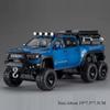 1:32 Russian Avtoros 8x8 Mammoth Models Diecast Cars Toys Doors Opened Sound Light Pull Back Miniature Vehices Fun Gift for Boys