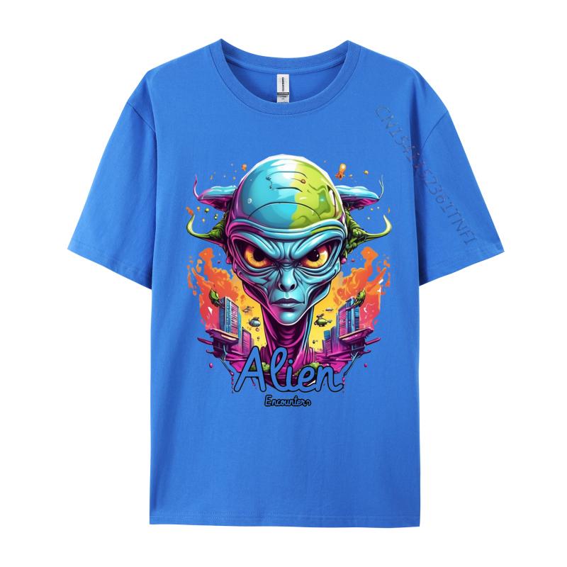 Exploring Extraterrestrial Wonders Alien Tshirt Gift TShirt Cotton Man T Shirt Custom Popular Tshirts