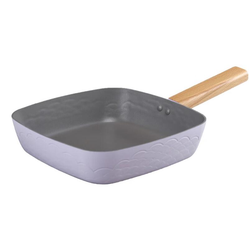 

Sanjiaolong Square Aluminum Deep Frying Pan