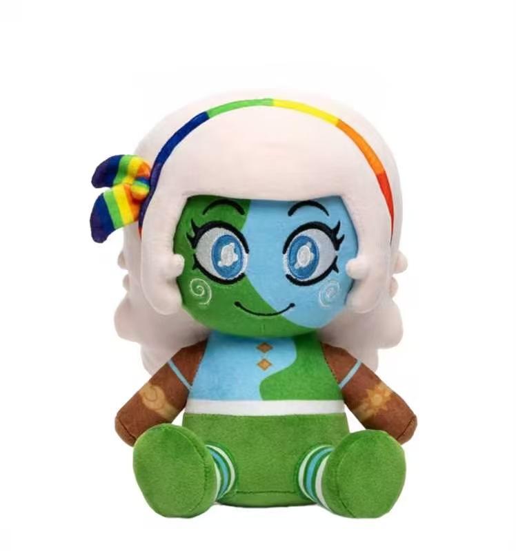 Halloween Plüschtier Erde Plüschtier Lila Mondtropfen Kuscheltier Weiches Kissen Niedliches Geschenk Lila Planet Feiertagsdeko