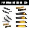Sequential LED Flashing Dynamic Turn Signal Side Marker Light For BMW E60 E61 E87 E90 E91 E92 E93 E81 E82 E88 E46 X3 E83 X1 E84