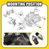 2Pcs Transmission Pressure Switches 28600-P7W-003, 28600-P7Z-003 For Honda Acura