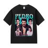 2026 Actor Pedro Pascal Movie Graphic T Shirt Men Women Retro High Quality Fashion Clothing T-shirts Short Sleeve Casual Clothing
