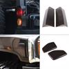 ABS Black Car Tail Light Cover Brake Light Wide Indicator Protective Cover Decorative Accessories For Hummer H3 2005-2009