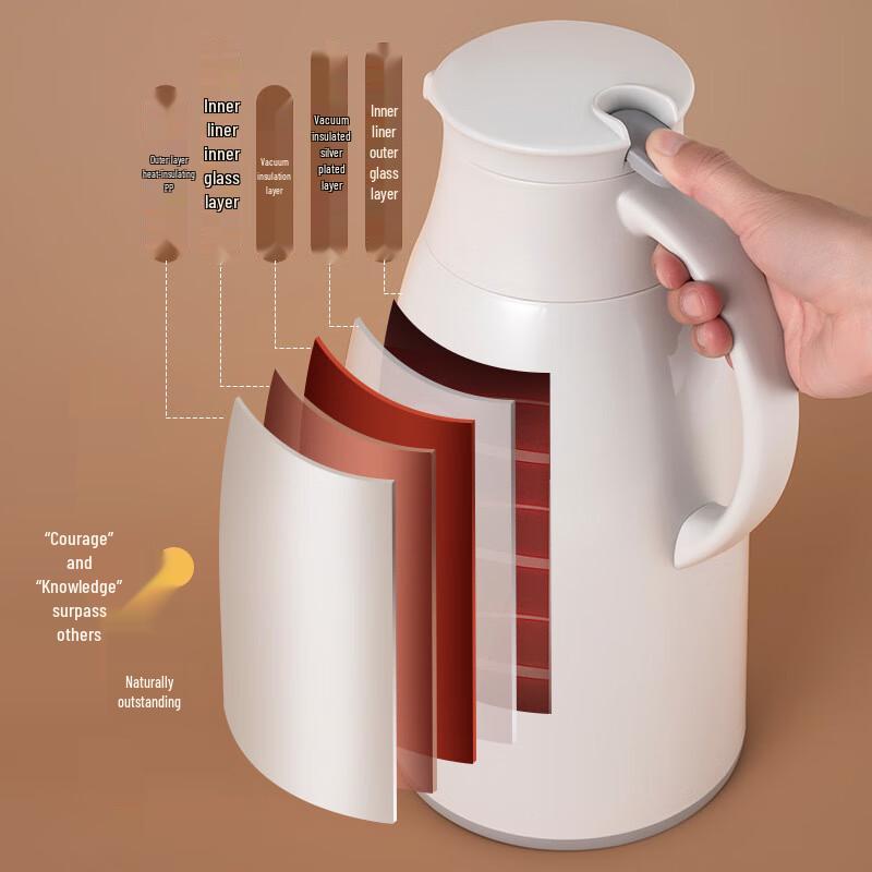 Dibellang 1.6L Smart Insulated Coffee Pot