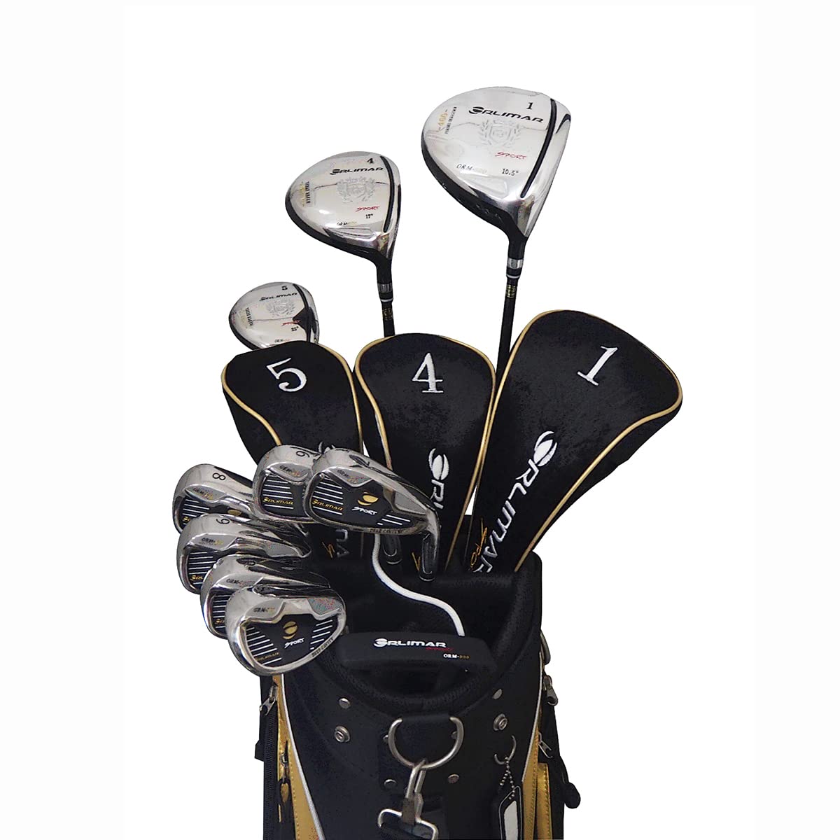 

ORLIMAR Golf Full Set SR 9 Type с сумкой-кадди ORM-900 для мужчин [справа] чёрный