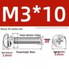 304 Stainless Steel Phillips Pan Head Combo Screw with Flat and Spring Washers
