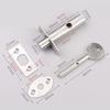 Stainless Steel Invisible Door Lock Simple Privacy Lockset Easy Install Manager Lock