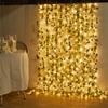 2–10 m künstliche grüne Efeublätter mit LED-Lichterkette für Zuhause, Schlafzimmer, Dekoration, Hochzeit, leuchtende künstliche Pflanzengirlande, Heimdekoration