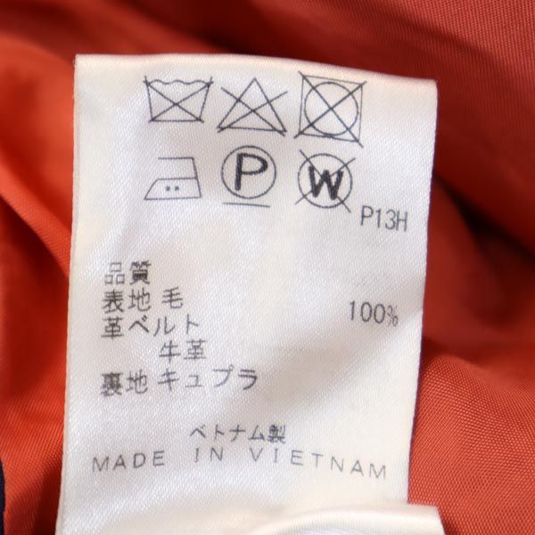 Paul Smith Duffel coat 42 Navy BLACK Women Used