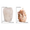 Mother'S Day Silicone Cylinder Candle Mould Non-Toxic Flower Child Mould Handmade 3D Flower Candle Moulds for Dishwashers Washe