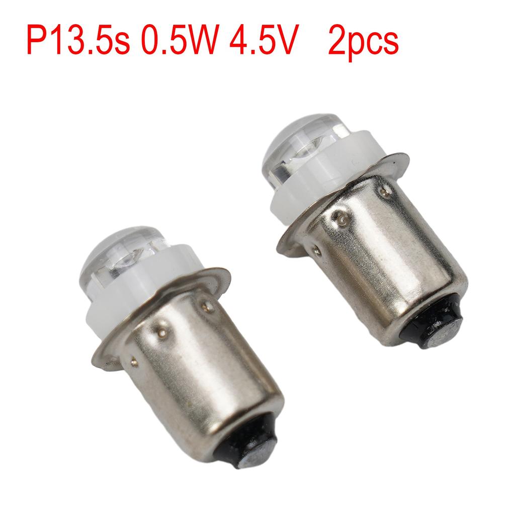 Energy Saving LED Replacement Bulb for Flashlight Torch Pack of 2 6000K