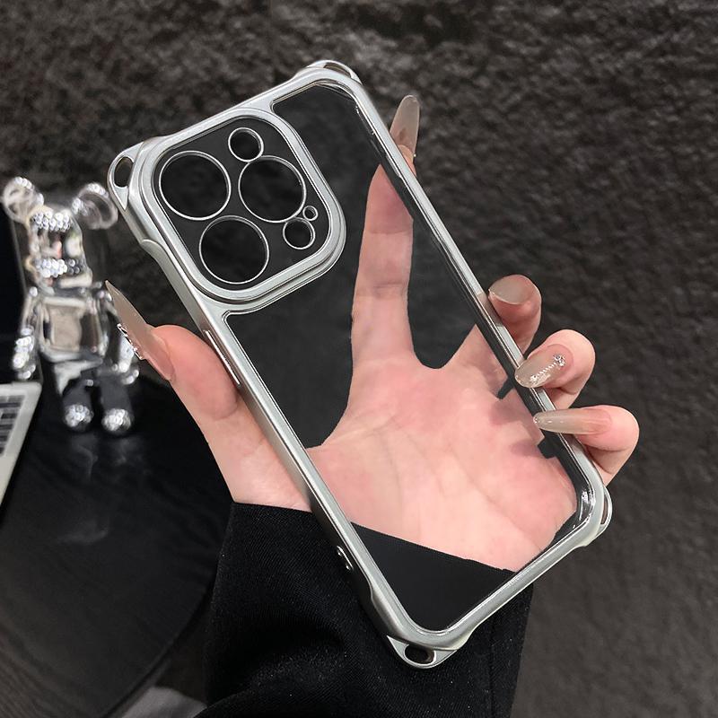 

Противоударный мягкий чехол с четырьмя углами и защитой от падений для iPhone Xiaomi Poco Huawei Honor OPPO Vivo защитный чехол Vivo V23 5G серебряный