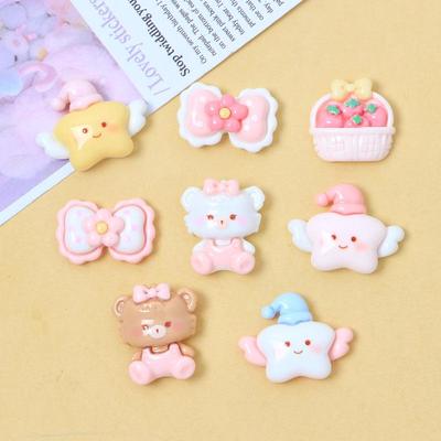 Bunte Baby Bär Cartoon Harz Schuhanhänger & DIY Schmuck Haarspangen Zubehör