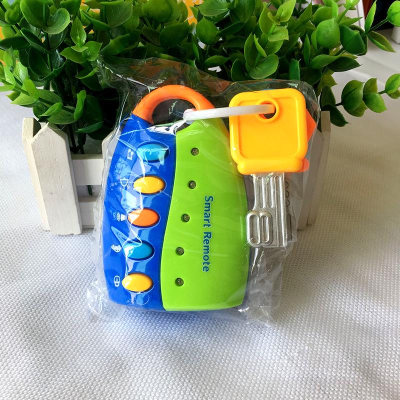 

Kids Remote Control Car Key with Lights & Music - Early Education Puzzle Toy