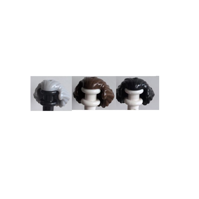 MOC City Building Blocks Procurement Products Body Character Accessories Colorful Hair Mini Bricks Compatible Toys Gift K075 DIY