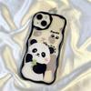 3D kreslený ucho roztomilý panda hračka řetízková pouzdro pro VIVO Y03 Y28S Y39 Y19S Y17S Y22S Y36 Y04 Y21 Y33S Y21S Y15S Y15A V29 V30 Pro kryt