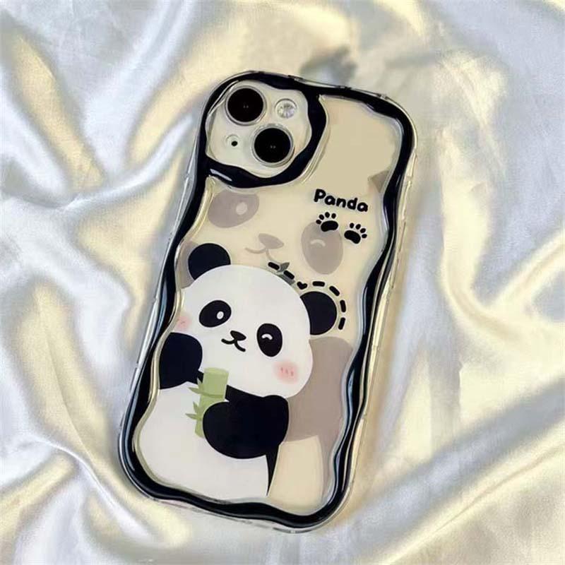3D kreslený ucho roztomilý panda hračka řetízková pouzdro pro VIVO Y03 Y28S Y39 Y19S Y17S Y22S Y36 Y04 Y21 Y33S Y21S Y15S Y15A V29 V30 Pro kryt