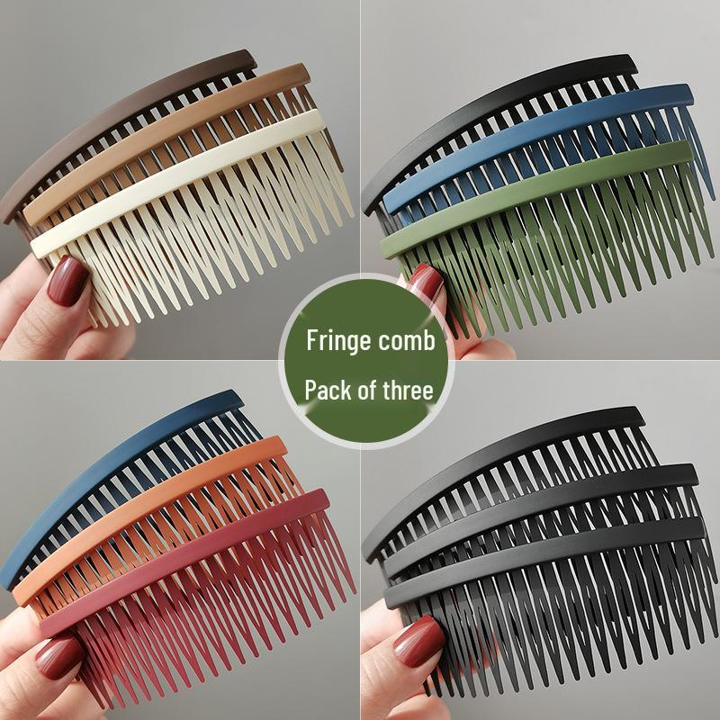 Women's Large Matte Hair Clip for Frizzy Hair - Comb & Hairpin Headwear