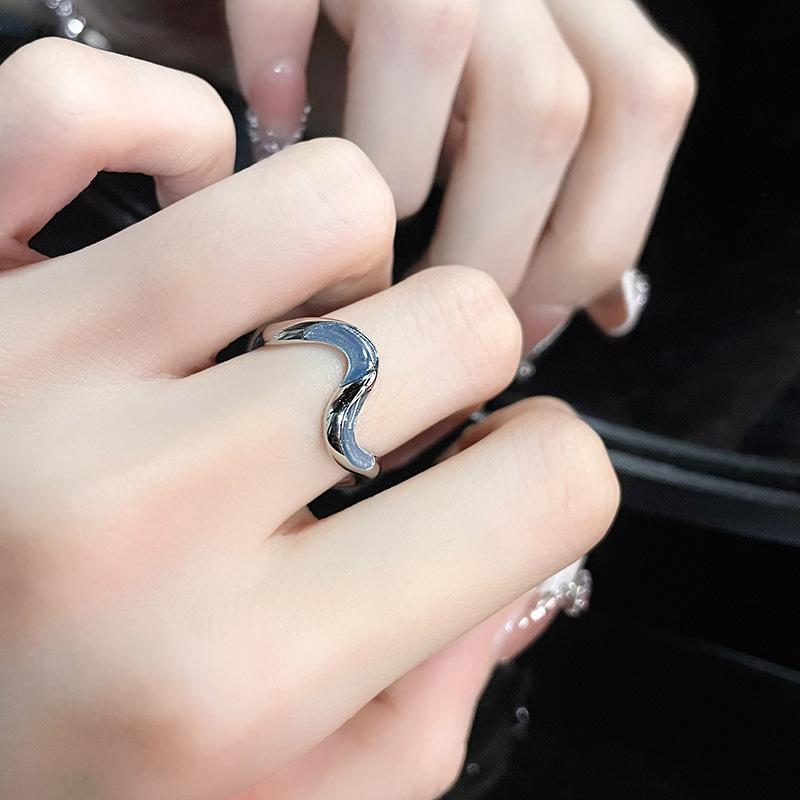 Schlangen Dopamin Persönlichkeit Emaille Nischen Design Kalter Wind Fortgeschrittener Sinn Persönlichkeit Öffnungsring Zeigefingerring