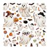 Halloween Static Window Clings with Cute Decorations for Store Window Glass Display