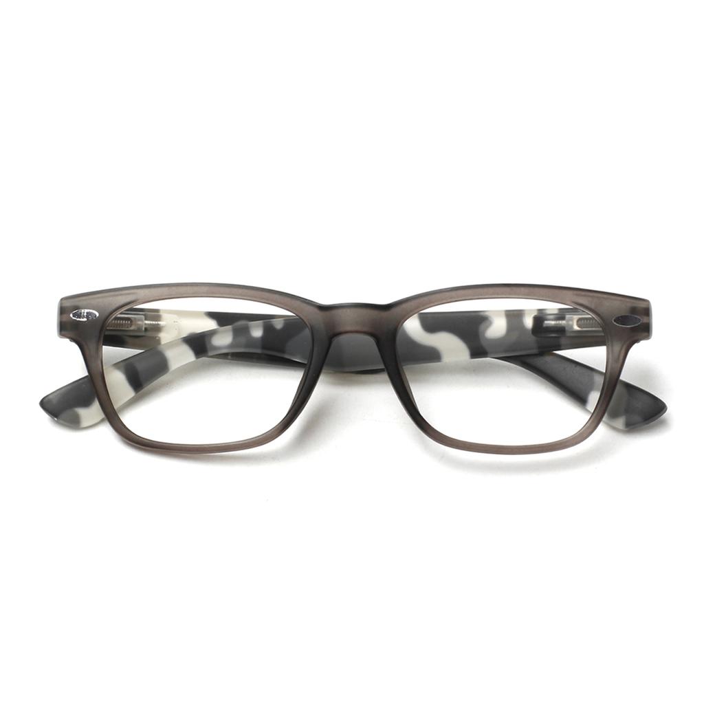 Turezing Reading GlassesMen And Women Blue Light Blocking Anti Fatihue Anti UV Camouflage Optical Lenses With Medical Recipe