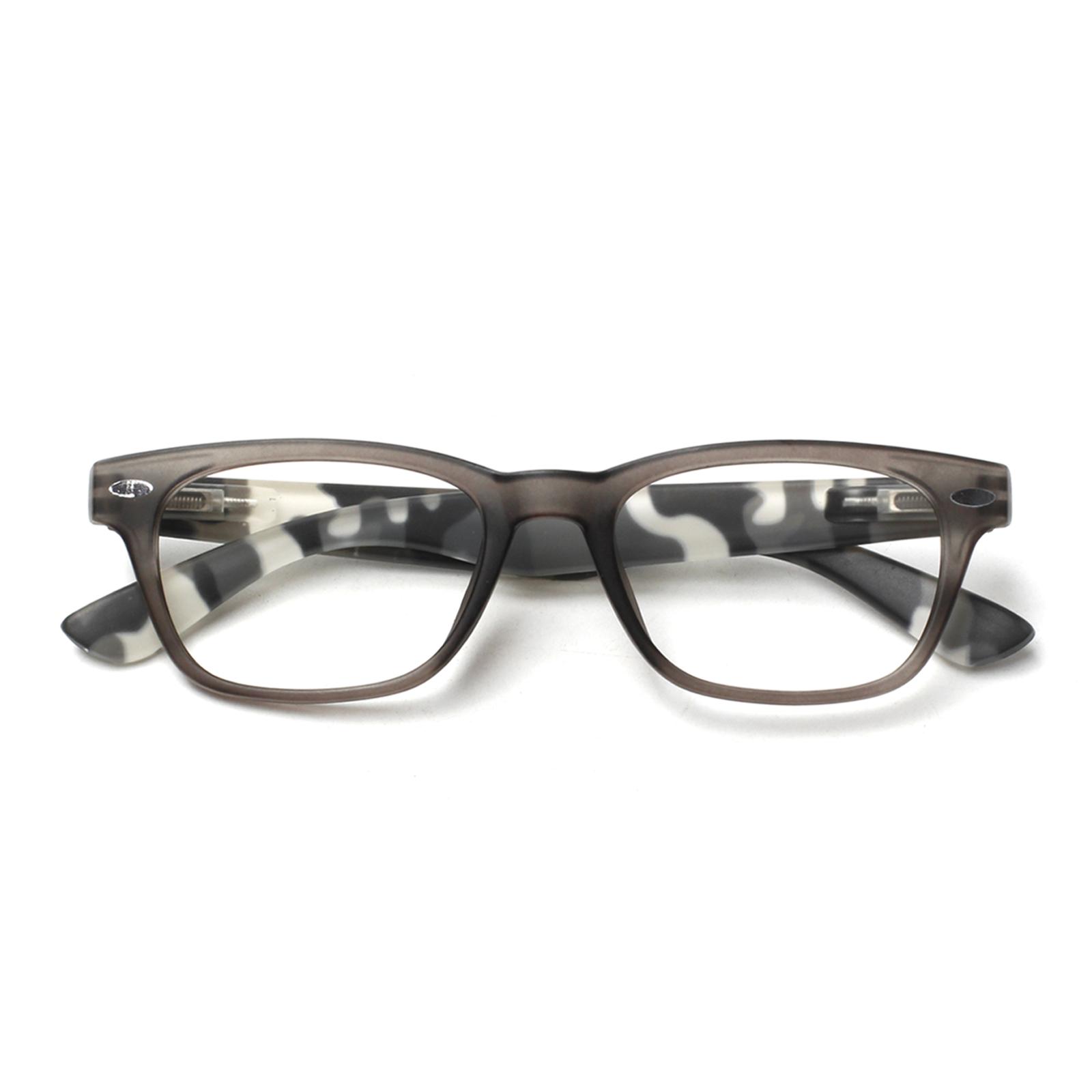 

TUREZING Reading GlassesMen And Women Blue Light Blocking Anti Fatihue Anti UV Camouflage Vision With Doctor Prescribed Correction Lenses 2.25
