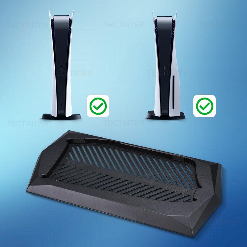 Per Console PS5 Slim Supporto Verticale Base Per Playstation 5 Slim Con Prese d'Aria di Raffreddamento Integrate Supporto Base Piedini Antiscivolo