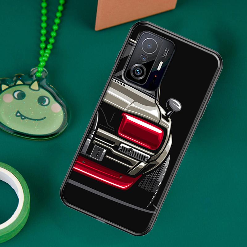 Japan JDM Sports Car Case For POCO F5 X5 X3 Pro X4 F4 GT F3 M5s C40 Cover For Xiaomi 13 12 Lite 11T 12T Pro 12X