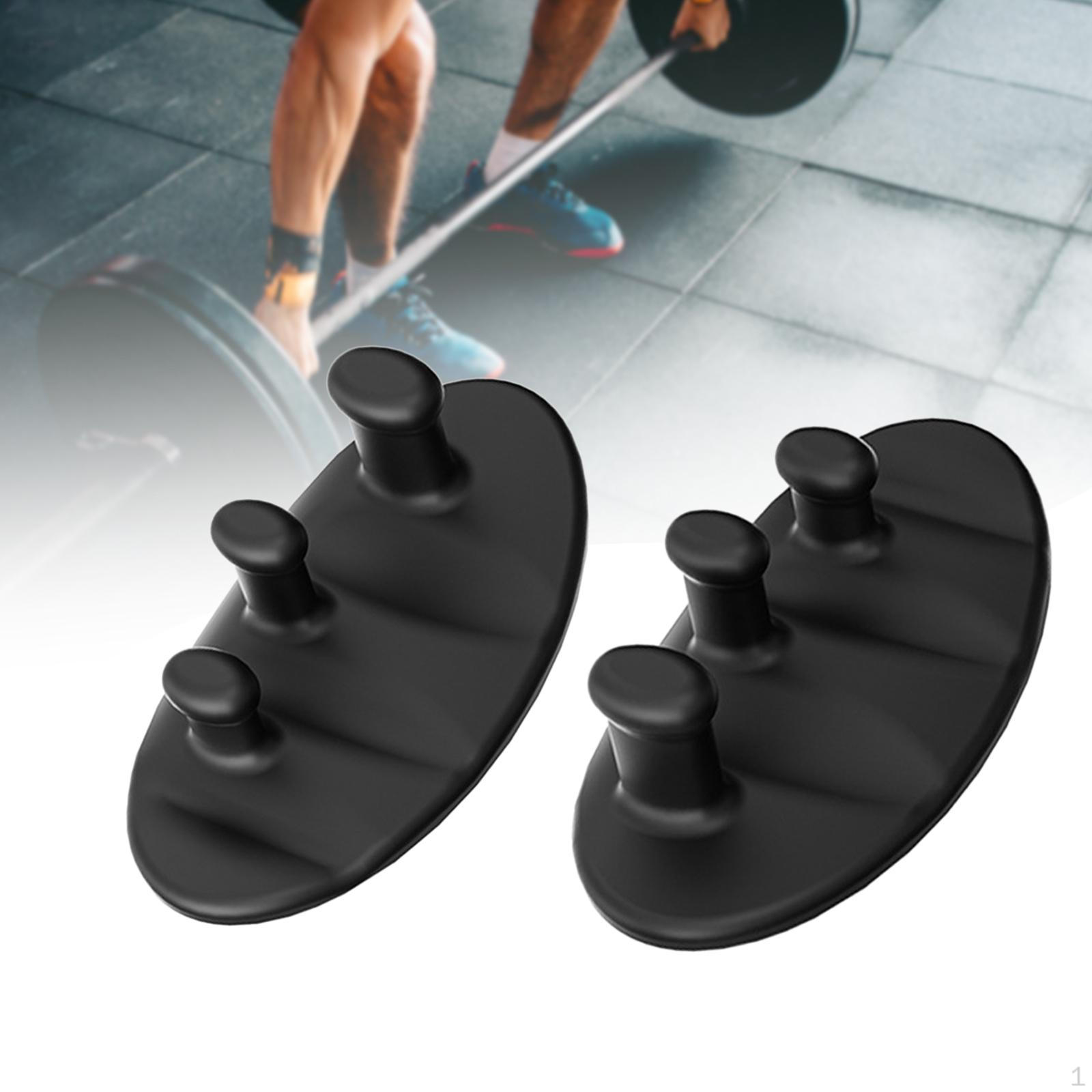

2 Pack Silicone Grips for Weight Training And Deadlift чёрный