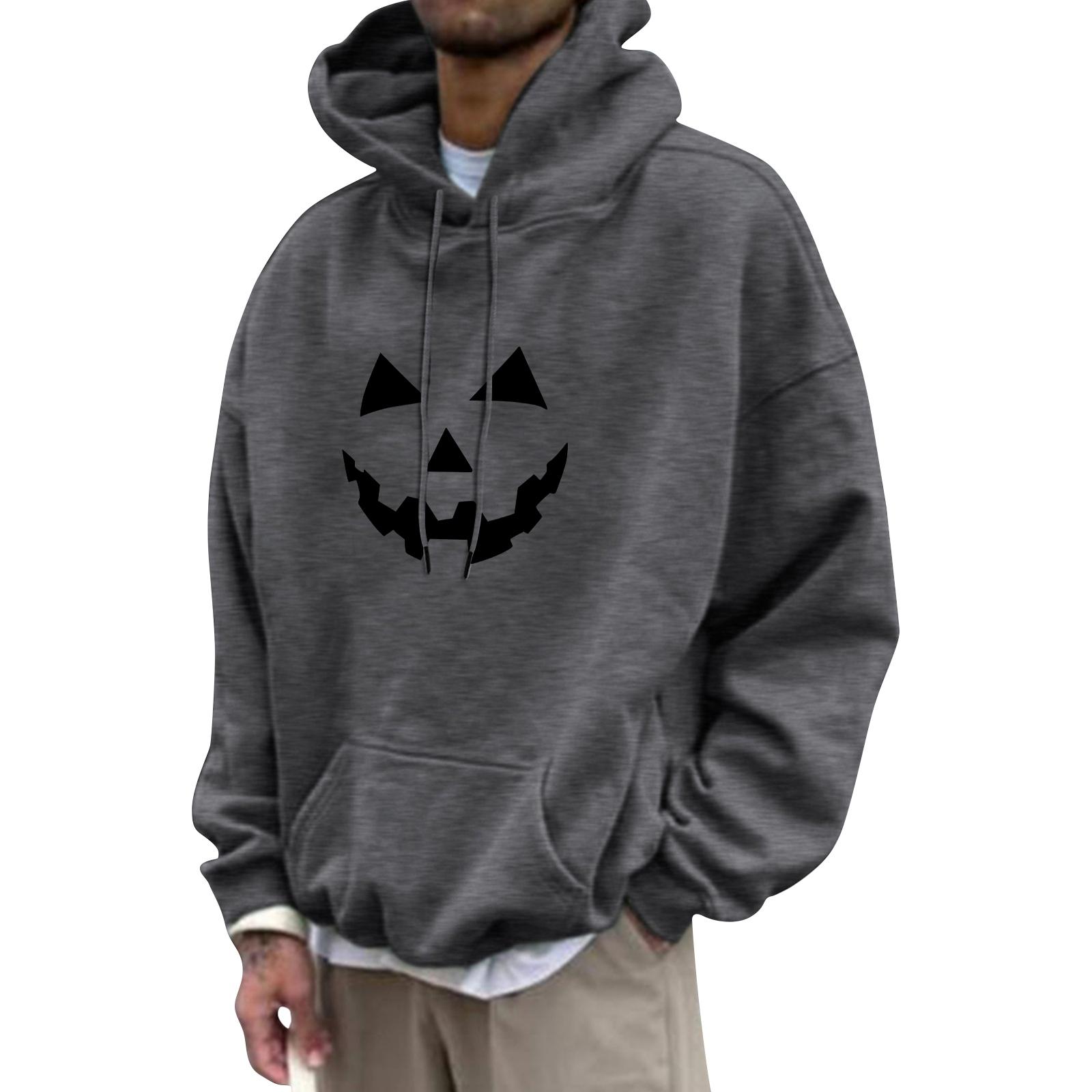 

Унисекс Повседневный Модный Топ с Толстовкой на Шнурке и Принтованной Толстовкой L