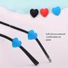 Love Silicone Glasses Retainer, Glasses Ear Clip Ear Hook Non-slip Holder Glasses Plug Temple Tips For Women And Men